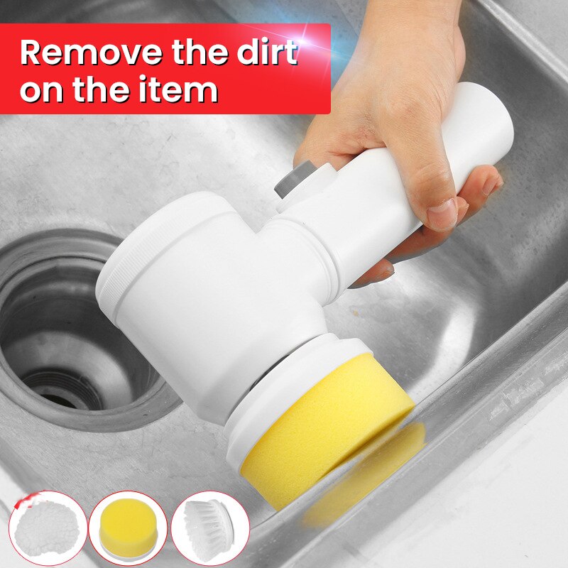 Handheld Electric Cleaning Brush Kitchen Bathroom Bathtub_ (3)